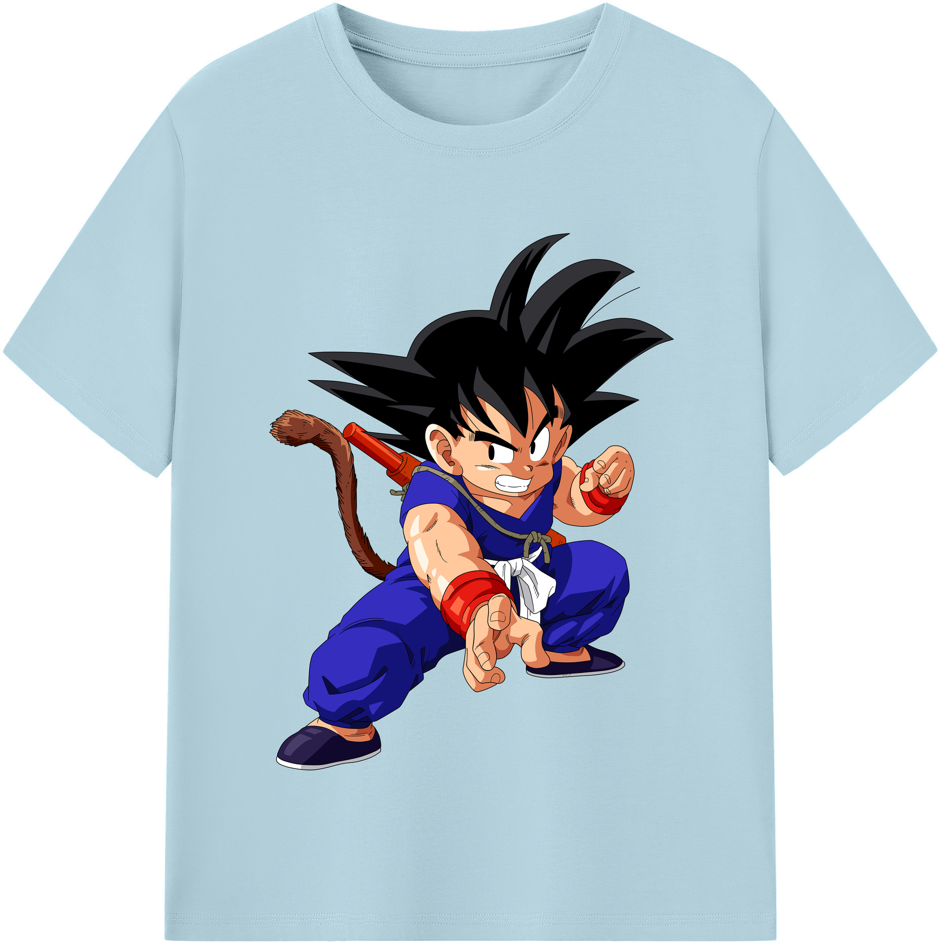 （画像用） ドラゴンボール 孫悟空（そん ごくう）Son Goku カカロット DRAGON BALL Kakarotto 綿100％半袖Tシャツ（フロントプリント）